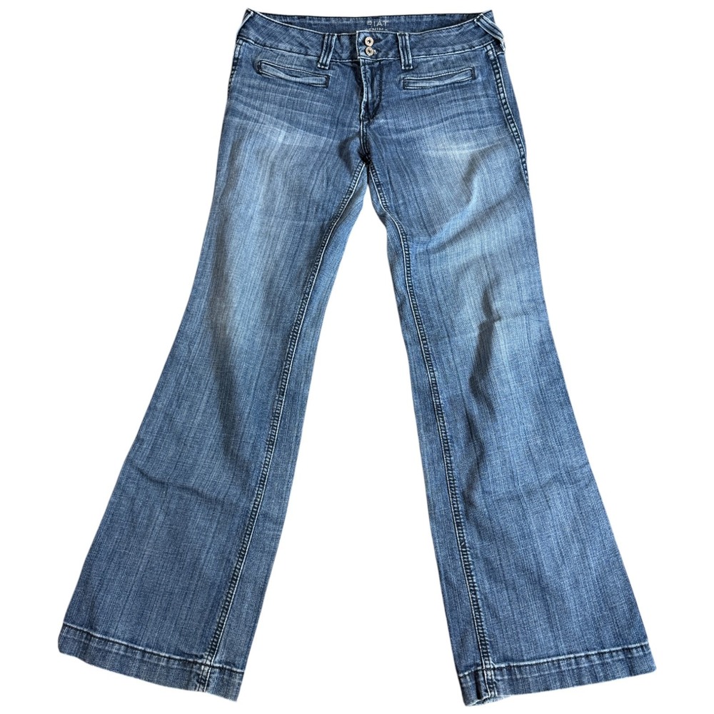 Vintage Ariat Trouser Jeans Womens 32x32 Low Rise Flared Western Cowgirl Bootcut